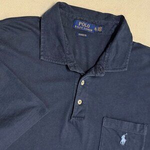 Polo Ralph Lauren Men's XL Classic Fit Jersey Pocket Short Sleeve Polo Shirt